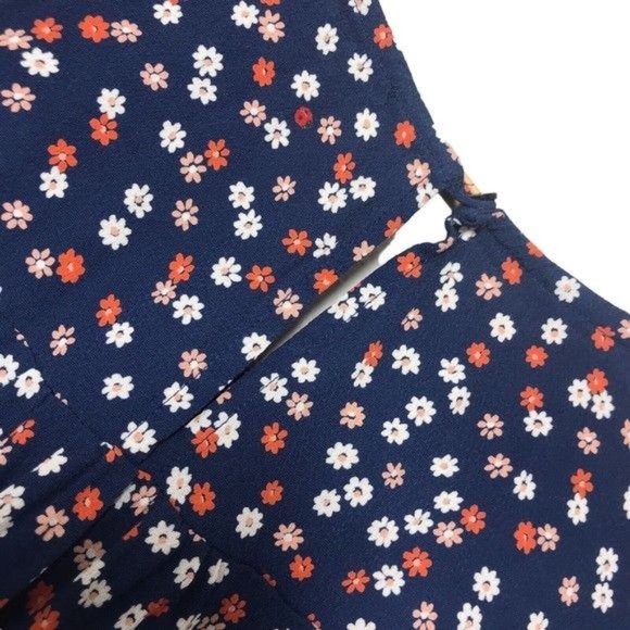 MADEWELL High Low Rhyme Top In Baby Floral Bengali Size X-Small - Picture 12 of 14